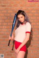 Young Jessie Vard shows off her beauty in sports outfit (8 pictures) P7 No.e3b128 Image No. 3