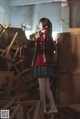 Coser @ 桜 桃 喵 Vol.086: 桜 桃 未熟 3 废弃 教室 (38 photos)